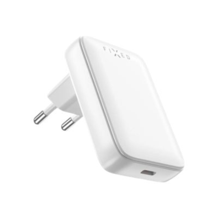 FIXED FIXCG30S-C-WH – õhuke GaN USB-C reisilaadija PD-toega, 30 W, valge