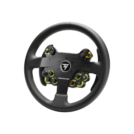 Thrustmaster Evo Racing 32R, nahk, must