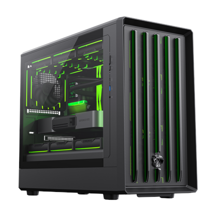 Gamemax Case CLAW 360 BK M-ATX