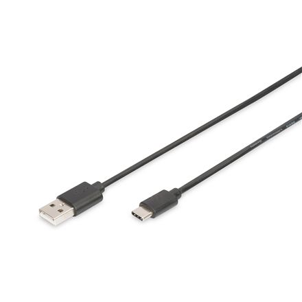 DIGITUS AK-300154-010-S – USB-A–USB-C ühenduskaabel