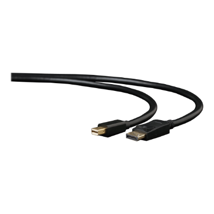 Cablexpert CCP-mDP2-6 – Mini DisplayPort–DisplayPort kaabel, 1.8 m, must