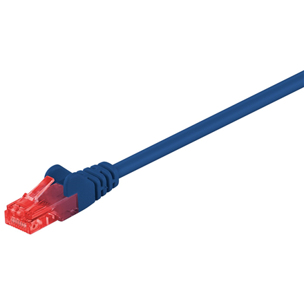 Goobay CAT 6, U/UTP Patch cord Blue