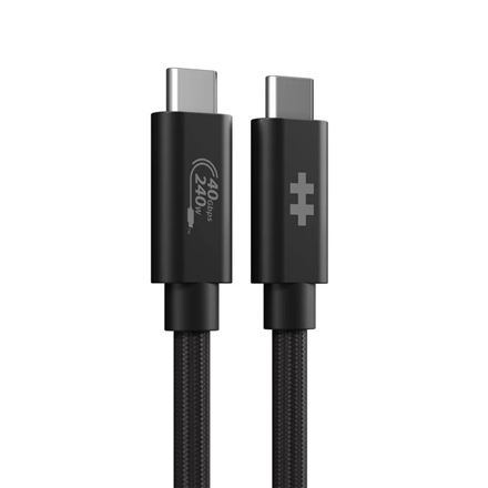 Hyper HyperDrive Next HD6500BKGL – 1.2 m suure jõudlusega USB4 Type-C kaabel