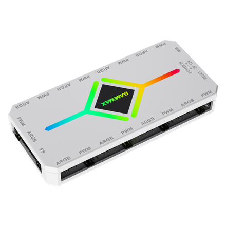 Gamemax V4.0 ARGB PWM HUB WT Hub for Gaming Chassis