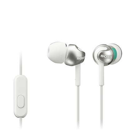 Sony EX Series MDR-EX110AP kõrvasisesed kõrvaklapid, valged