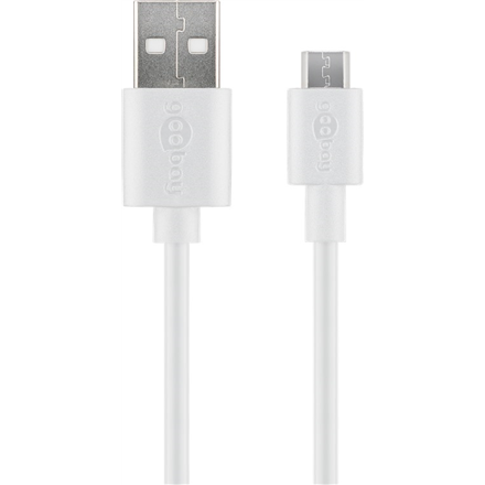 Goobay 43837 – laadimis- ja andmekaabel, USB-A–Micro-USB, USB 2.0