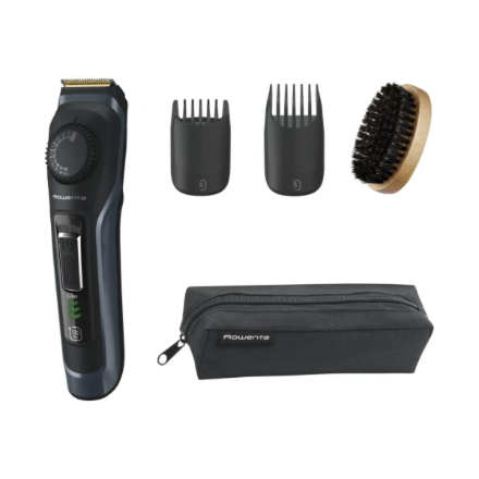 Rowenta Virtuo TN3804E0 – juhtmevaba habemetrimmer 39 pikkusseadega, must ja sinine