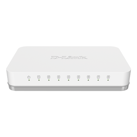 D-Link Switch GO-SW-8G/E Unmanaged Desktop Gigabit Ethernet (copper) ports quantity 8