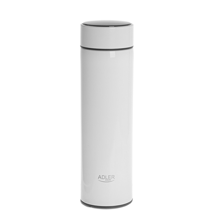 Adler AD 4506w – roostevabast terasest silikooniga termospudel, valge