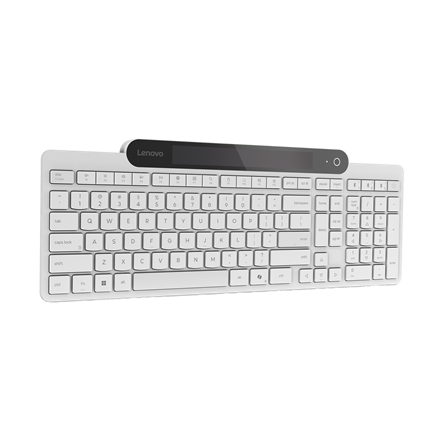 Lenovo 800 Self-Charging Keyboard Wireless Lithuanian Bluetooth Wireless connection White