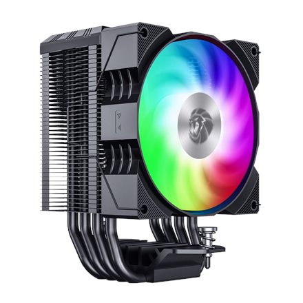 Gamemax CPU Air Cooler GAMMA 90 DIGITAL BK Black
