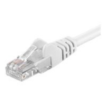 Goobay 68633 – võrgukaabel, CAT 6, U/UTP, PVC, 1 m, valge