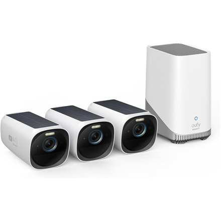 Eufy eufyCam 3 T88723W1 – 3+1 turvakaamera komplekt, IP67, HDD/SSD salvestus