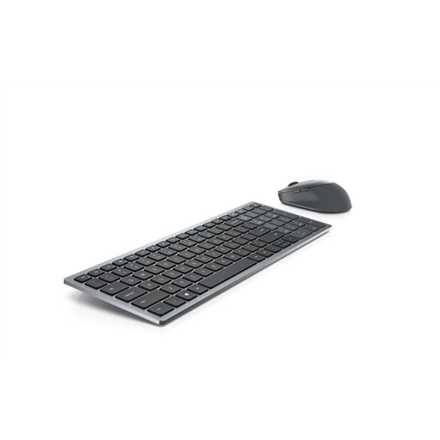 Dell Keyboard and Mouse KM7120W Keyboard and Mouse Set Wireless Batteries included Bluetooth Wireless connection NORD Titan Gray