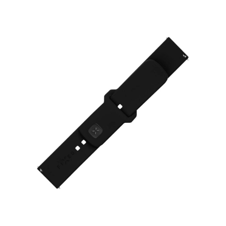 FIXED Sporty FIXSST2-22MM-BK – silikoonist kellarihm, 22 mm, smartwatches, 160–235 mm, kiirkinnitusega, must