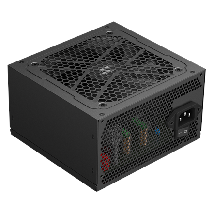 GameMax MAX P650B – toiteplokk, 650 W, ATX, 80 PLUS Bronze, mittemodulaarne, must