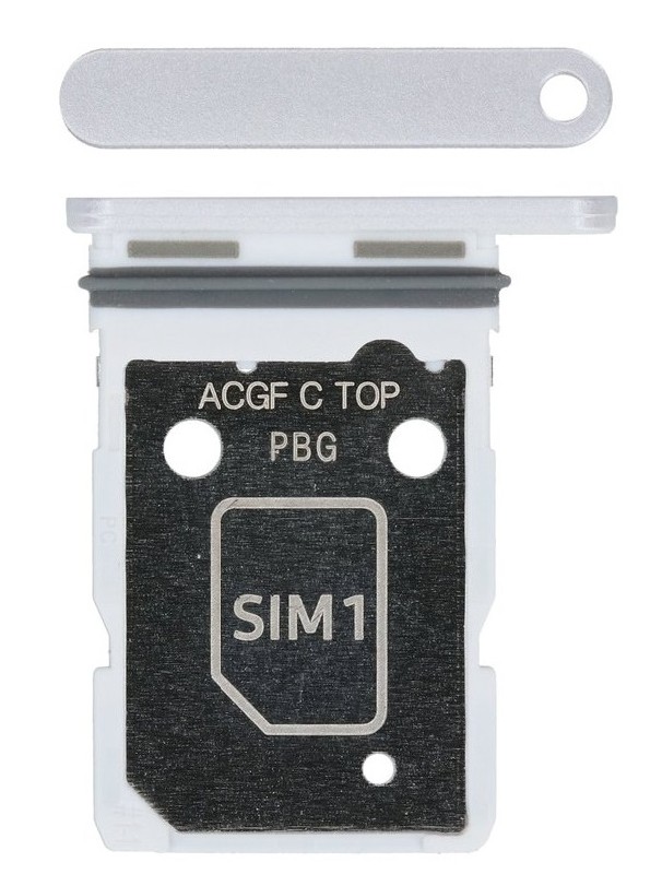 SIM-kaardi hoidja Samsung A376 A37 5G valge originaal (service pack)