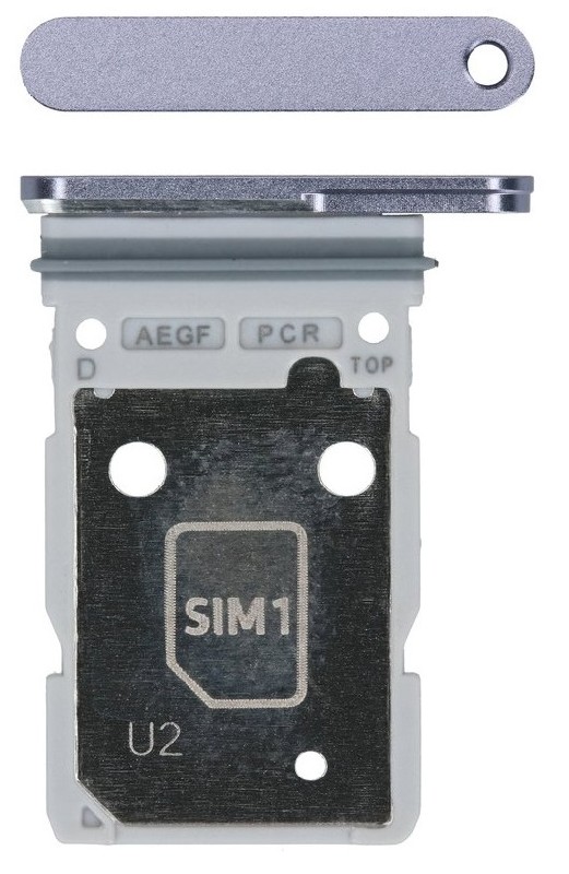 Держатель SIM-карты Samsung A576 A57 5G Lilac оригинальный (service pack)