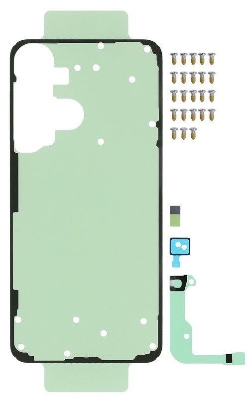 Kleebiste komplekt Samsung S916 S23 Plus tagakaanele, originaal (hoolduspakend)