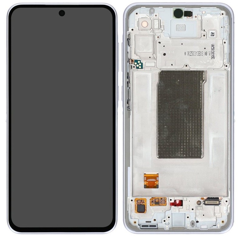 LCD-ekraan Samsung A366 A36 5G puuteekraani ja raamiga, imeilus lavendlililla, originaal (hoolduskomplekt)