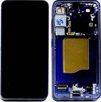 Samsung S936 / Galaxy S25 Plus originaal LCD-ekraani ja puutepaneeli moodul raamiga, tumesinine (kasutatud, B-klass)