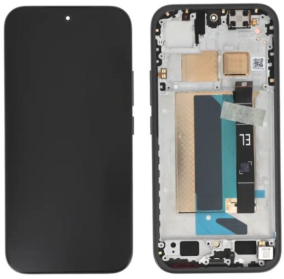 Xiaomi 17T 5G originaal LCD-ekraani ja puutepaneeli moodul raamiga, must (hoolduspakend)