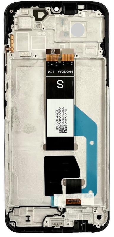 Xiaomi Redmi A7 Pro (Euroopa versioon) originaalne kesköömust ekraanimoodul puutepaneeli ja raamiga (hoolduspakend)