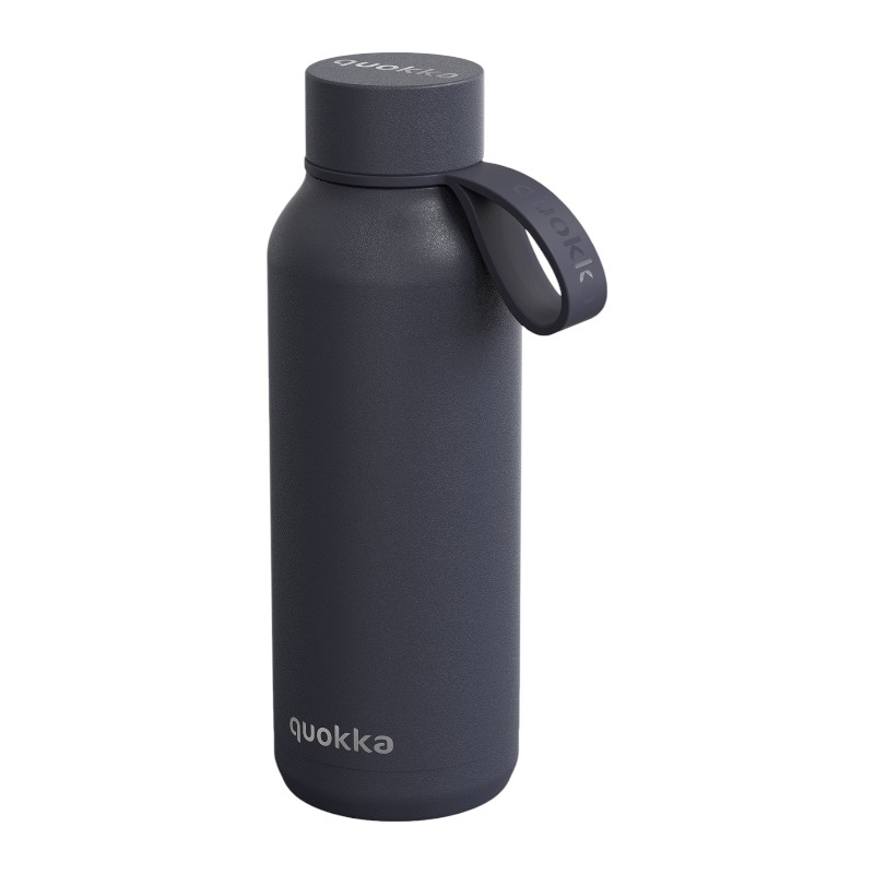 Quokka Solid With Strap roostevabast terasest termospudel, 510 ml, Slate