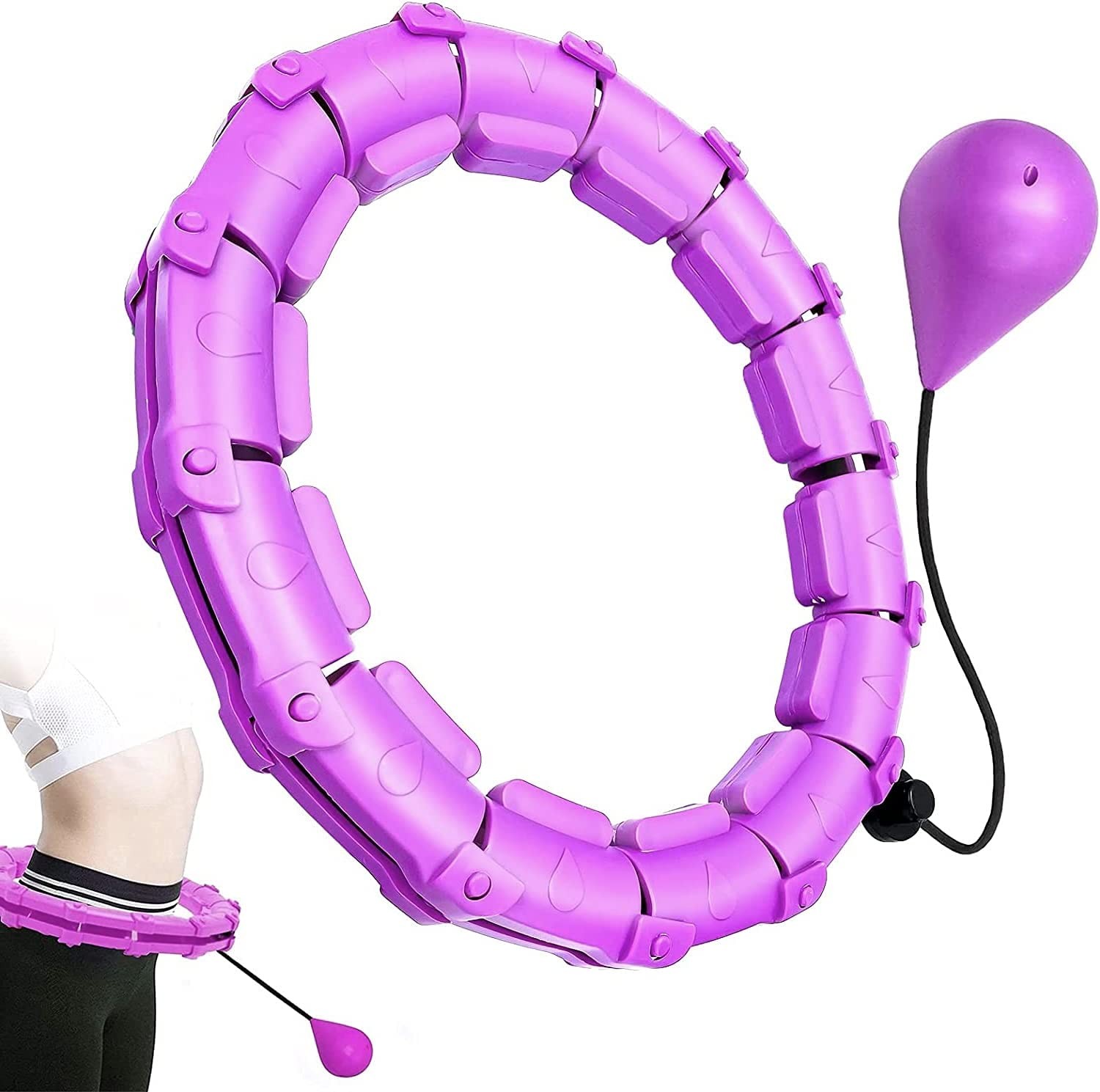 Smart Hula Hoop M1 võimlemisrõngas, lilla
