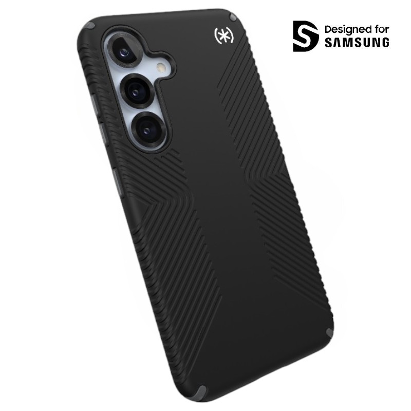 Speck Presidio2 Grip Magnet ümbris Samsung Galaxy S25 / S24 mudelitele, must / kiltkivihall