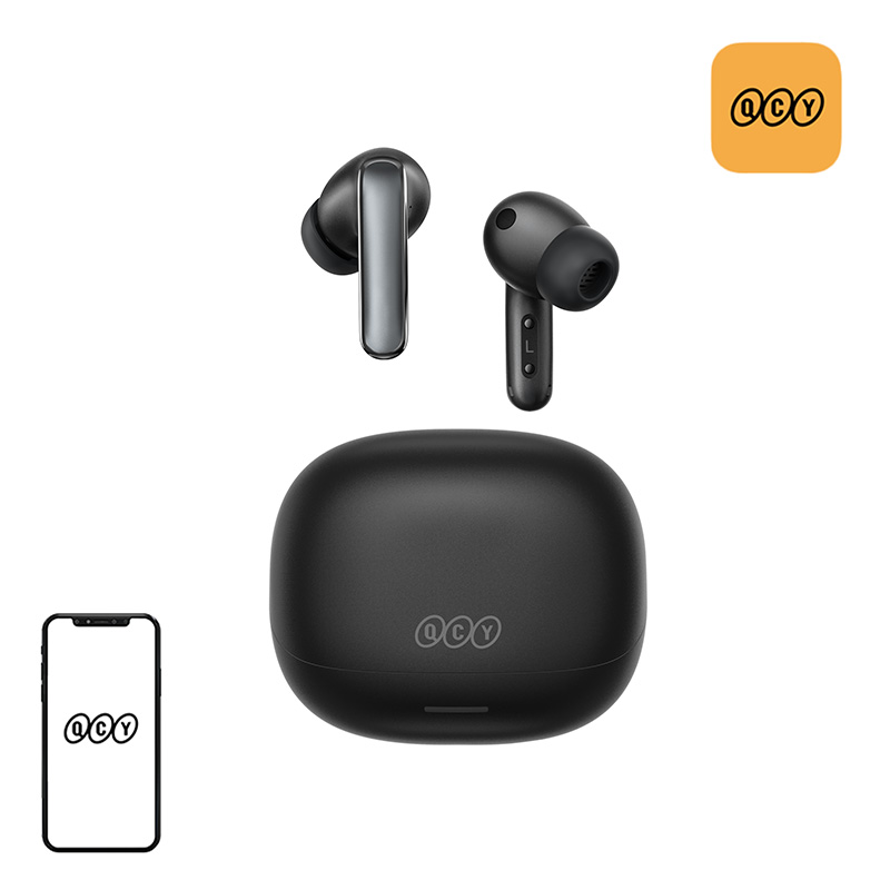 QCY Melobuds N65 juhtmevabad nööpkõrvaklapid, mustad