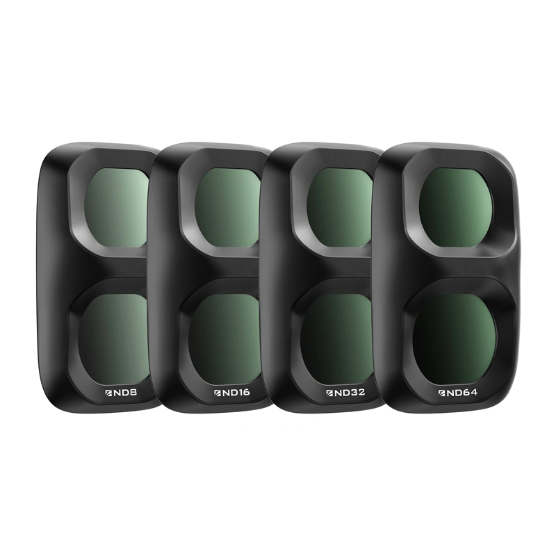 Freewell Standard Day 4 filtriga komplekt DJI Osmo Pocket 4P kaamerale: ND8 / ND16 / ND32 / ND64