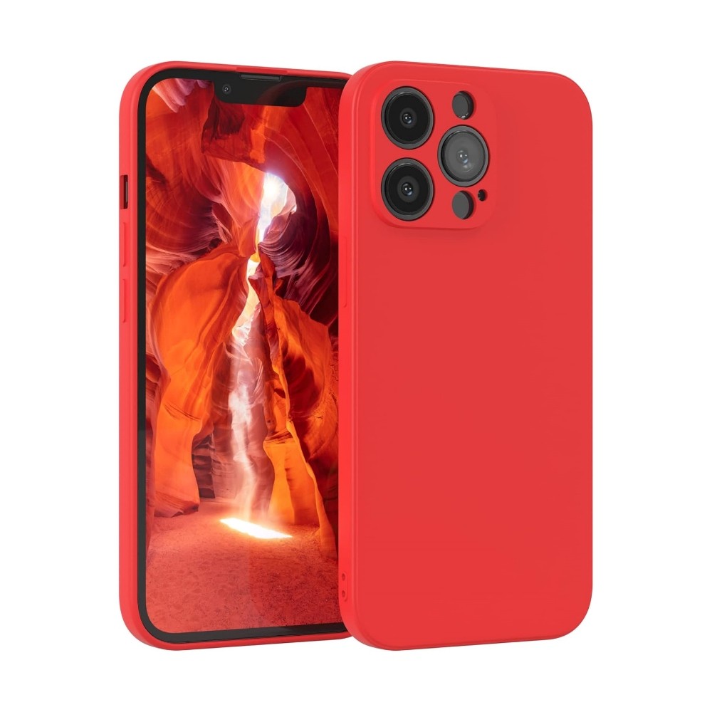 Liquid Silicone 1,5 mm ümbris Xiaomi Redmi A7 Pro 4G/5G mudelile, punane