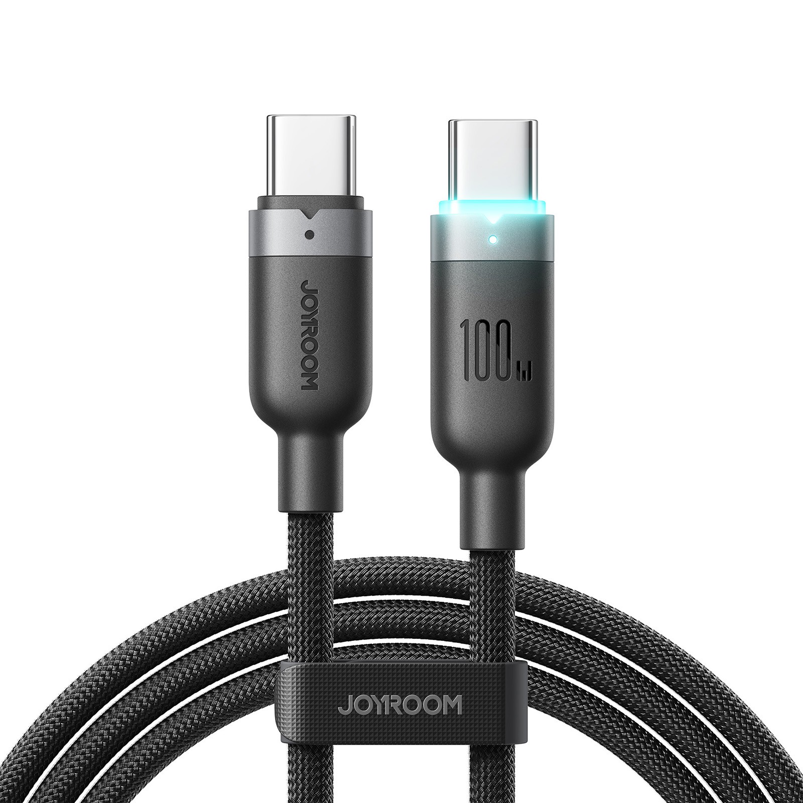 Joyroom S-A63 USB-C–USB-C kaabel, 100 W, 1,2 m, must