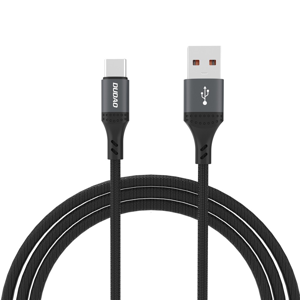 Dudao L3ST USB-A–USB-C kaabel, 5 A, 3,0 m, must