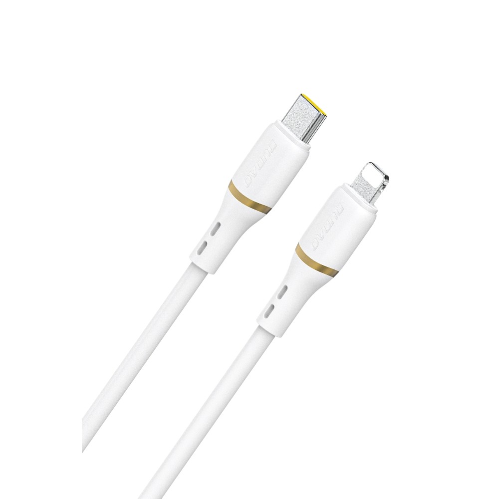 Dudao L25X USB-C–Lightning kaabel, 30 W, 1,0 m, valge