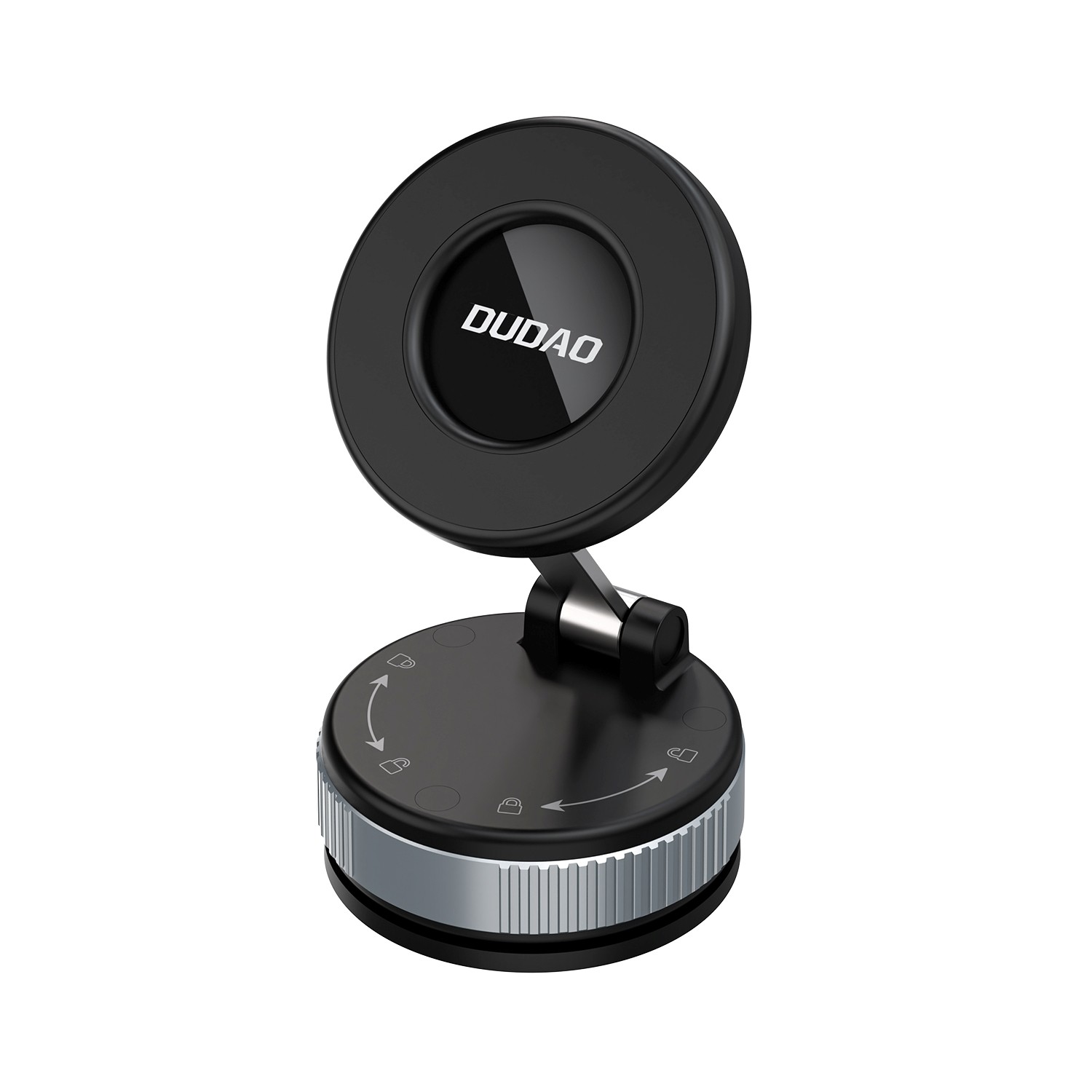 Dudao F24PRO MagSafe ühilduv Car Hoidja with Suction Cup for Windshield or Dashboard - must