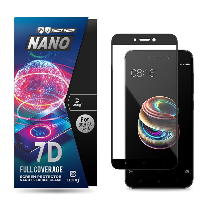 Гибридное защитное стекло Crong 7D Nano Flexible Glass 9H для Xiaomi Redmi 5A