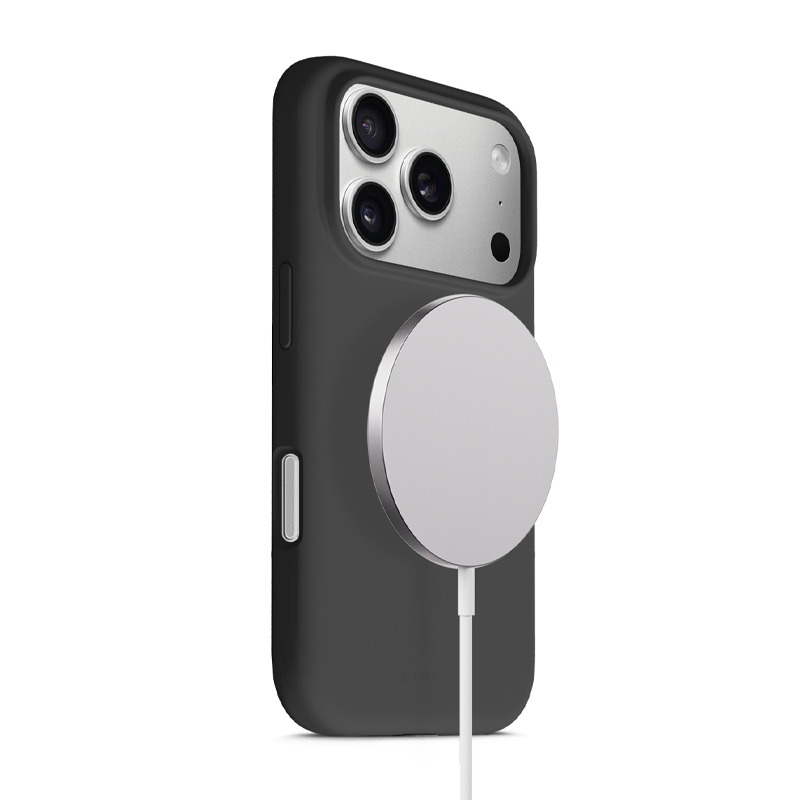 Crong Color Cover Magnetic MagSafe ümbris seadmele iPhone 17 Pro Max, must