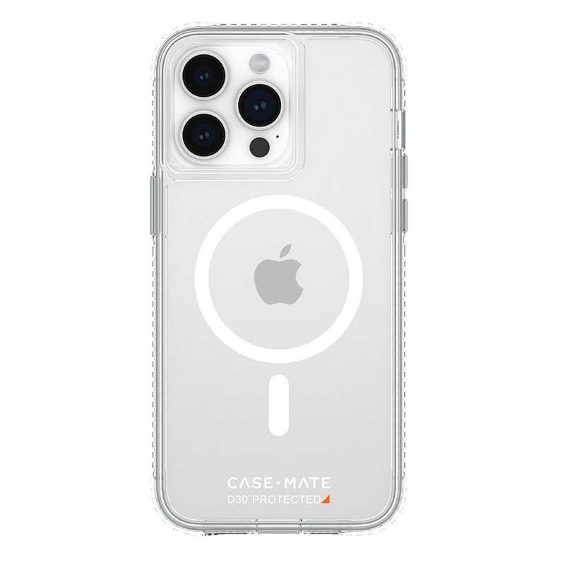 Case-Mate Ultra Tough+ D3O MagSafe ümbris seadmele iPhone 15 Pro Max, läbipaistev