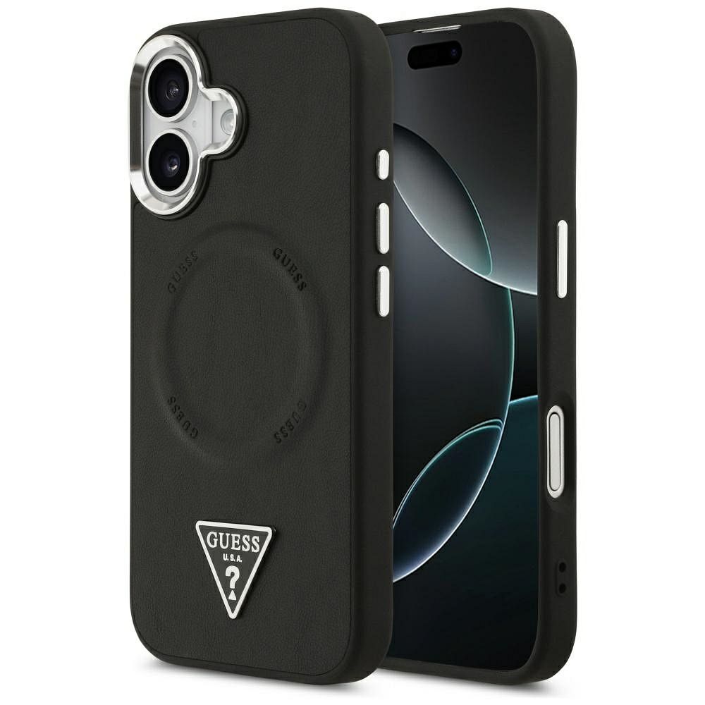 Guess Triangle Logo MagSafe ümbris jaoks iPhone 17 - must