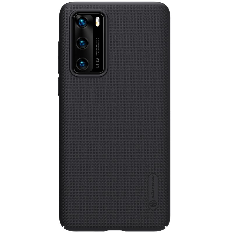 Nillkin Super Frosted Shield ümbris seadmele Huawei P40, must