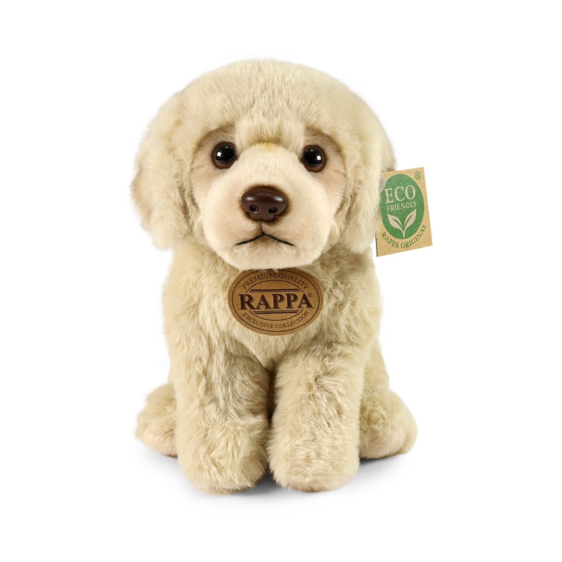 Rappa Soft Collection keskkonnahoidlik realistlik istuva labradori retriiveri plüüslelu, 23 cm