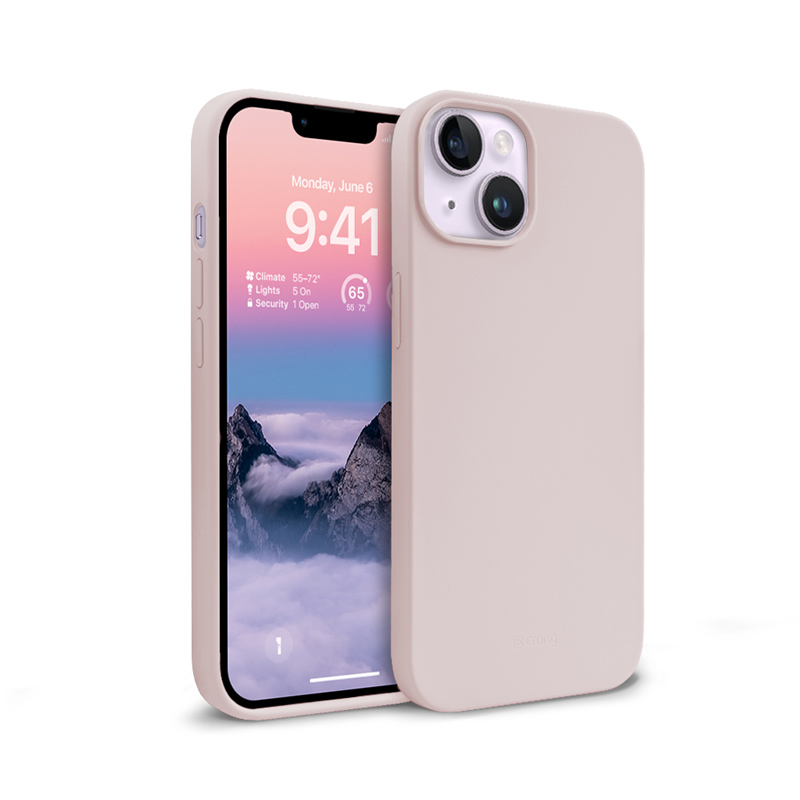 Crong Color Cover ümbris seadmele iPhone 14 Plus, liivaroosa