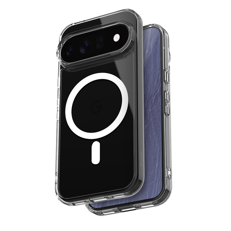 Crong Hybrid Clear Magnetic MagSafe ümbris Google Pixel 11-le, läbipaistev