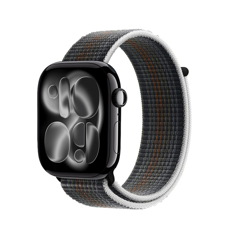 Crong Nylon Apple Watch spordirihm, 44/45/46/49 mm, Midnight Run