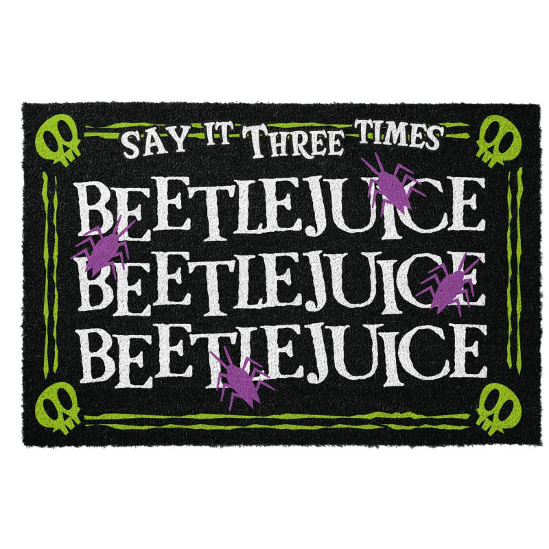 Beetlejuice uksematt, 40 × 60 cm