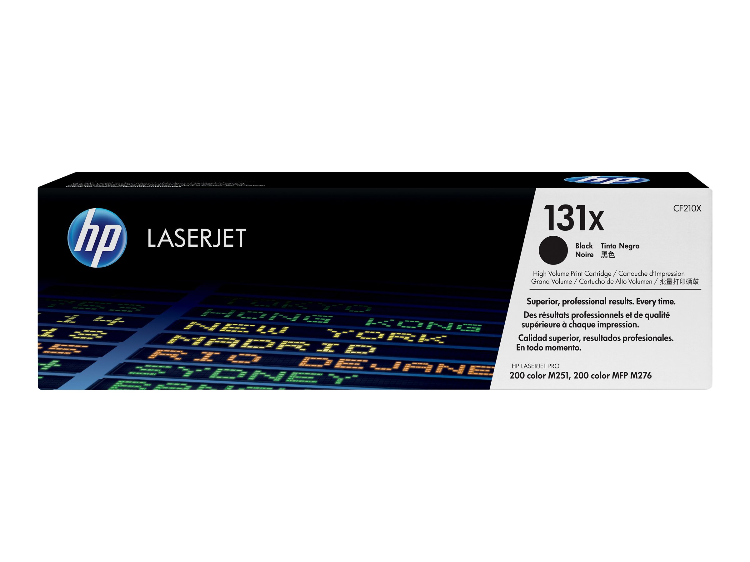 HP 131X LaserJet originaaltoonerikassett (CF210X), must, suure tootlusega