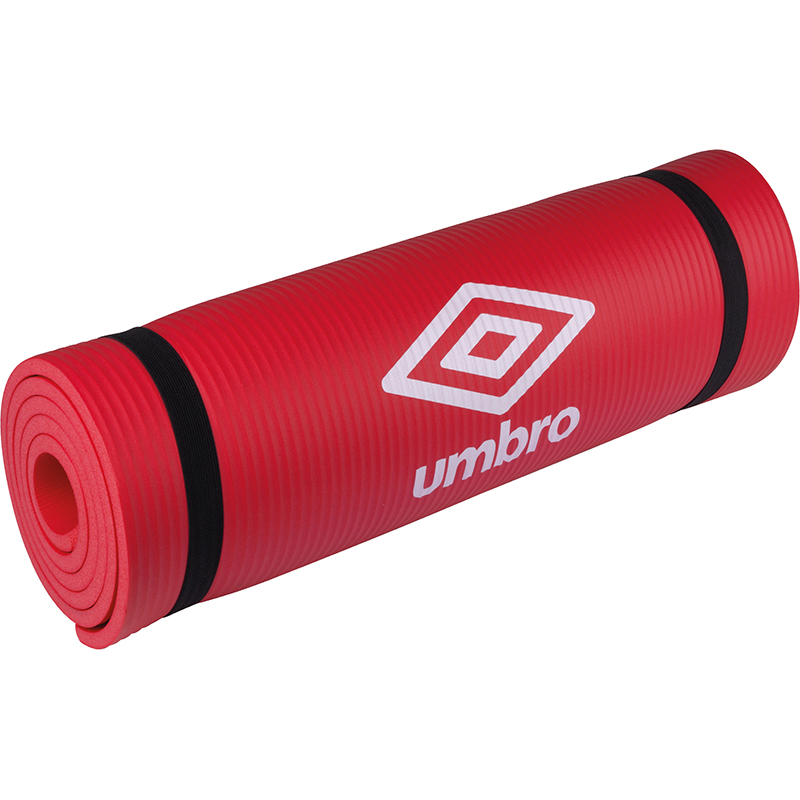 Umbro treening- ja joogamatt kanderihmaga, 190 × 58 cm, punane