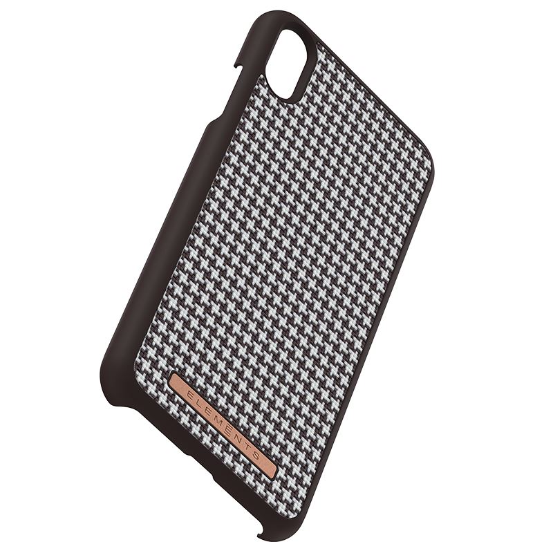 Nordic Elements Saeson Idun Pattern 2 ümbris seadmele iPhone XS Max, tumepruun